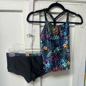 10/12 Girl’s Tankini Swim Suit. NWT